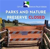 Parks and Nature Preserve Closed