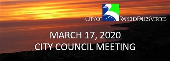 March 17, 2020 City Council Meeting Social Distancing Procedures
