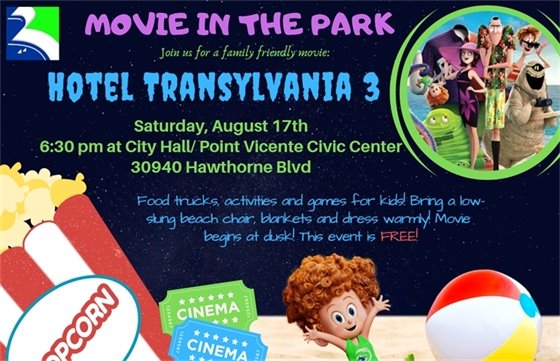 movie in the park Transylvania 3