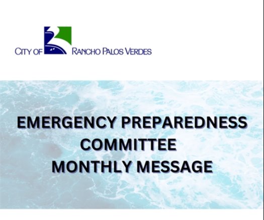 Emergency Preparedness Committee Monthly Message