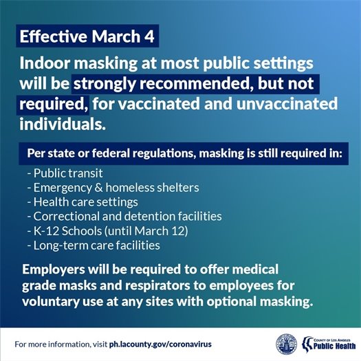 New Health Officer Order March 4