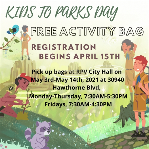 Kids to Parks Day Activity Bag
