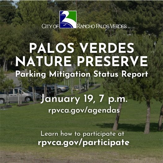 Palos Verdes Nature Preserve Parking Mitigation Status Report 
