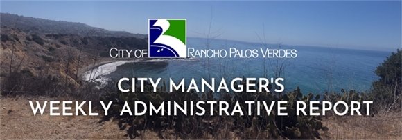 City Manager's Weekly Administrative Report