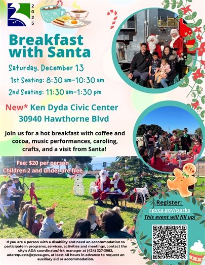 breakfast with santa 2024