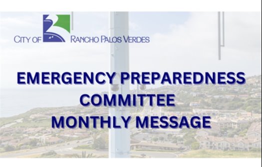 Emergency Preparedness Committee Monthly Message