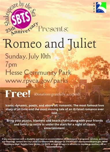 shakespeare by the sea romeo and juliet