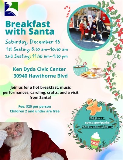 breakfast with santa 2024