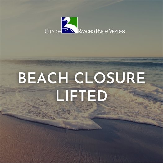 Beach Closure Lifted