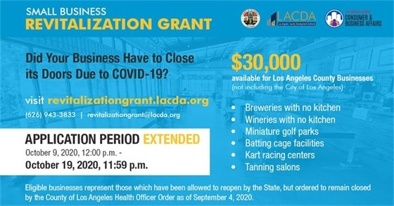 Small Business Revitalization Grants