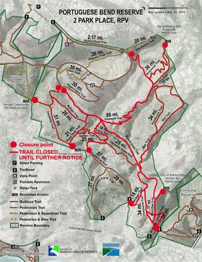 Portuguese Bend Reserve Trail Closures (PDF)