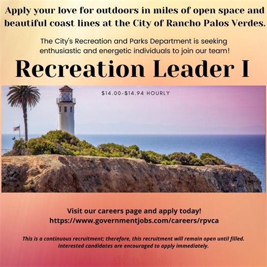 Recreation Leader I