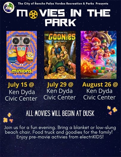 Summer Movies in the Park 2023