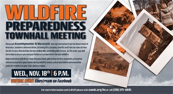 Wildfire Preparedness Virtual Town Hall Meeting November 18