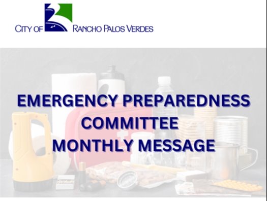 Emergency Preparedness Committee Monthly Message