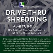 Drive-Thru Shredding Event