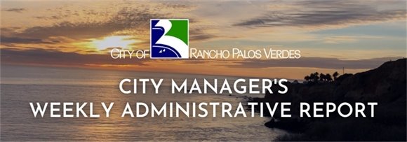 City Manager's Weekly Administrative Report