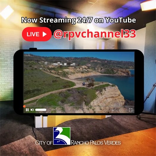 Tune into RPVtv live on YouTube at: youtube.com/@rpvchannel33