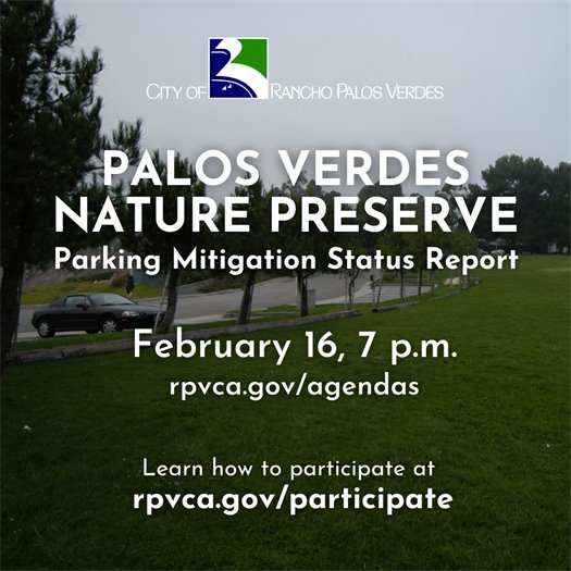 Palos Verdes Nature Preserve Parking Mitigation Status Report