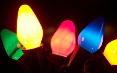 Vintage holiday lights