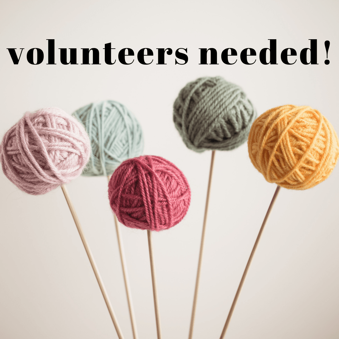 Volunteers Needed! Calling all Fiber Artists!!