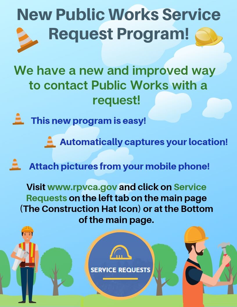 New Public Works Service Request