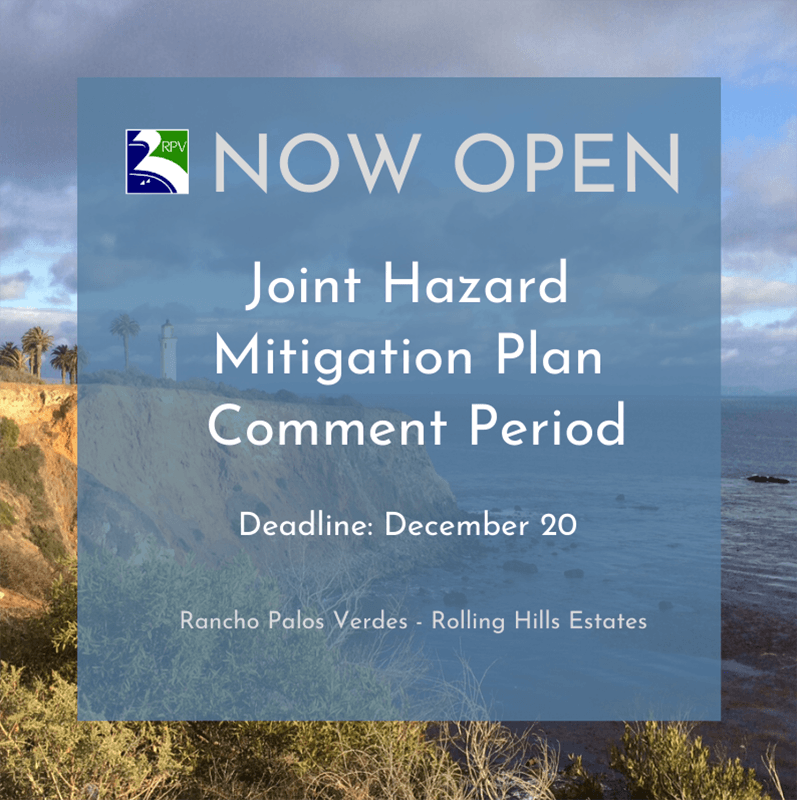 Joint Mitigation Hazard Plan Public Comment Open