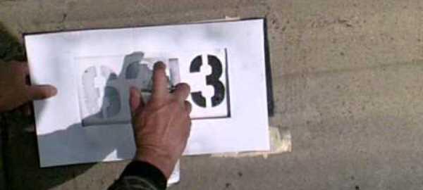 address curb painting image