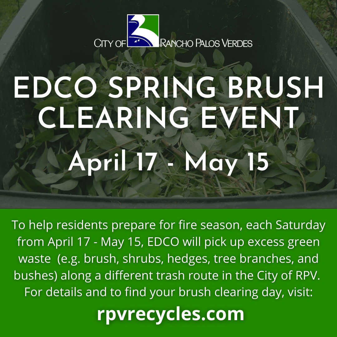 EDCO Spring Brush Clearing Event