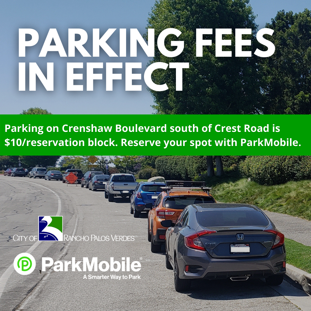 Parking Fees in Effect