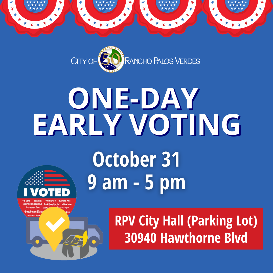 One-Day Early Voting graphic