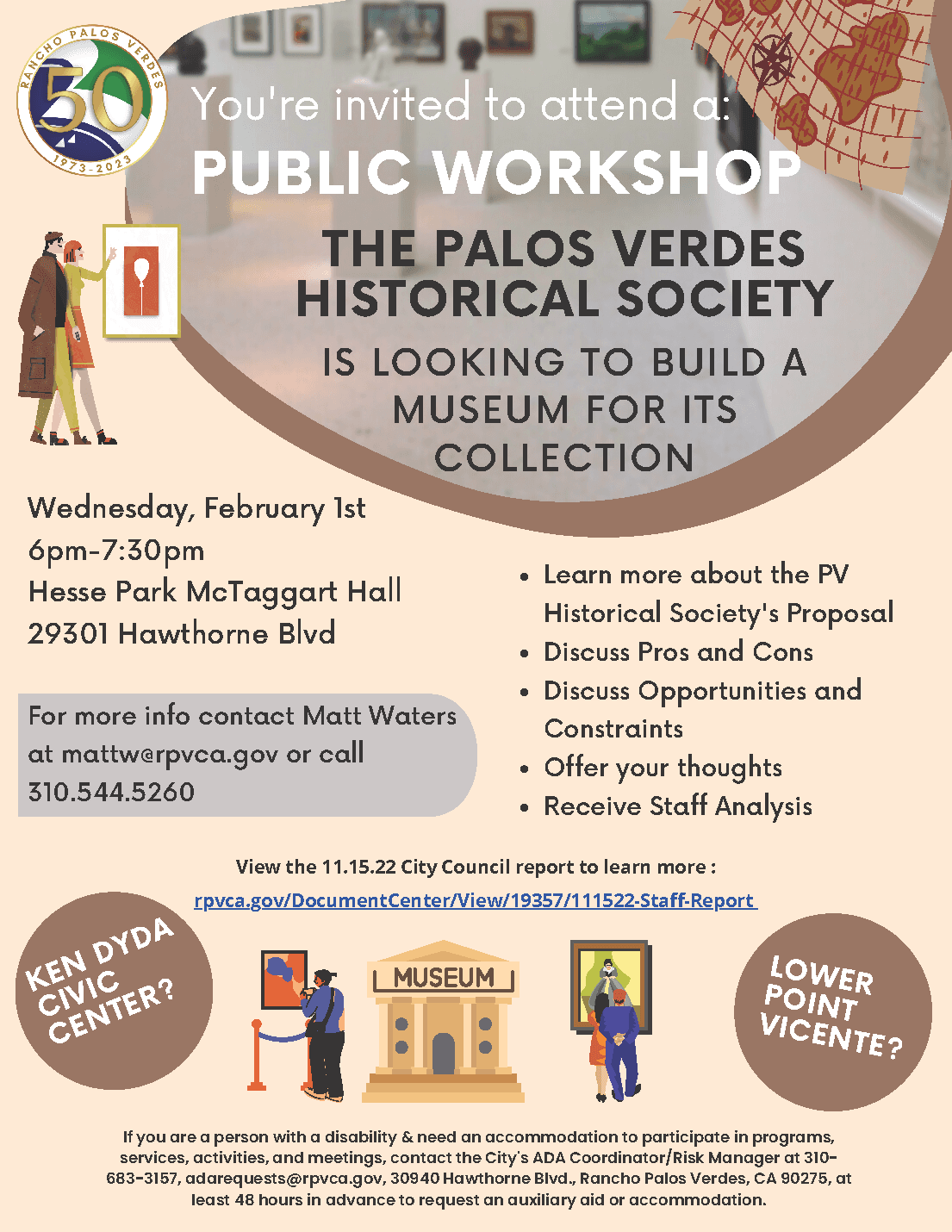 PV Historical Society Museum