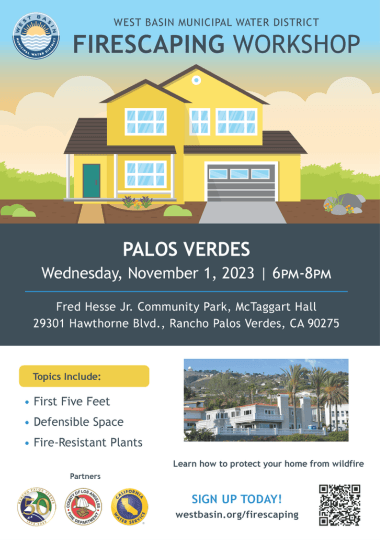 Palos Verdes Firescaping Workshop November 1 at 6 pm at Hesse Park spotlight