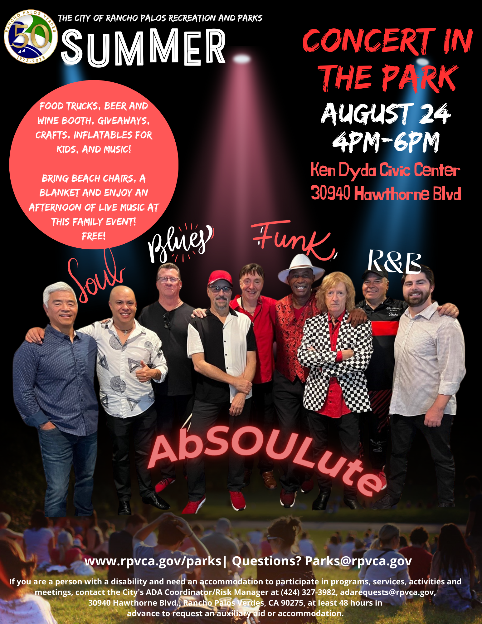 Summer Concerts in the Park  2024 Absoulute