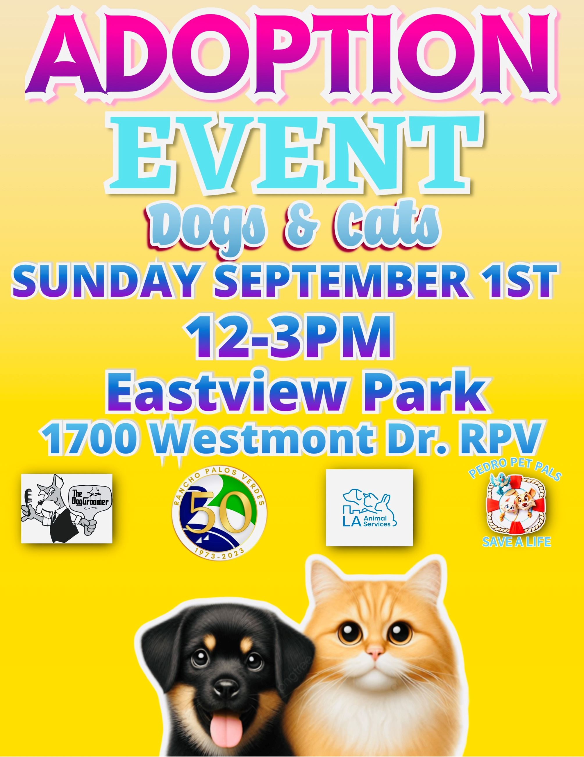 dog and cat adoptions at eastview 9.1.24