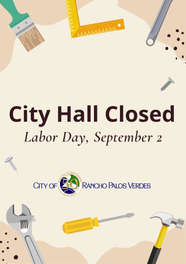 City Hall Closed on Labor Day, September 2