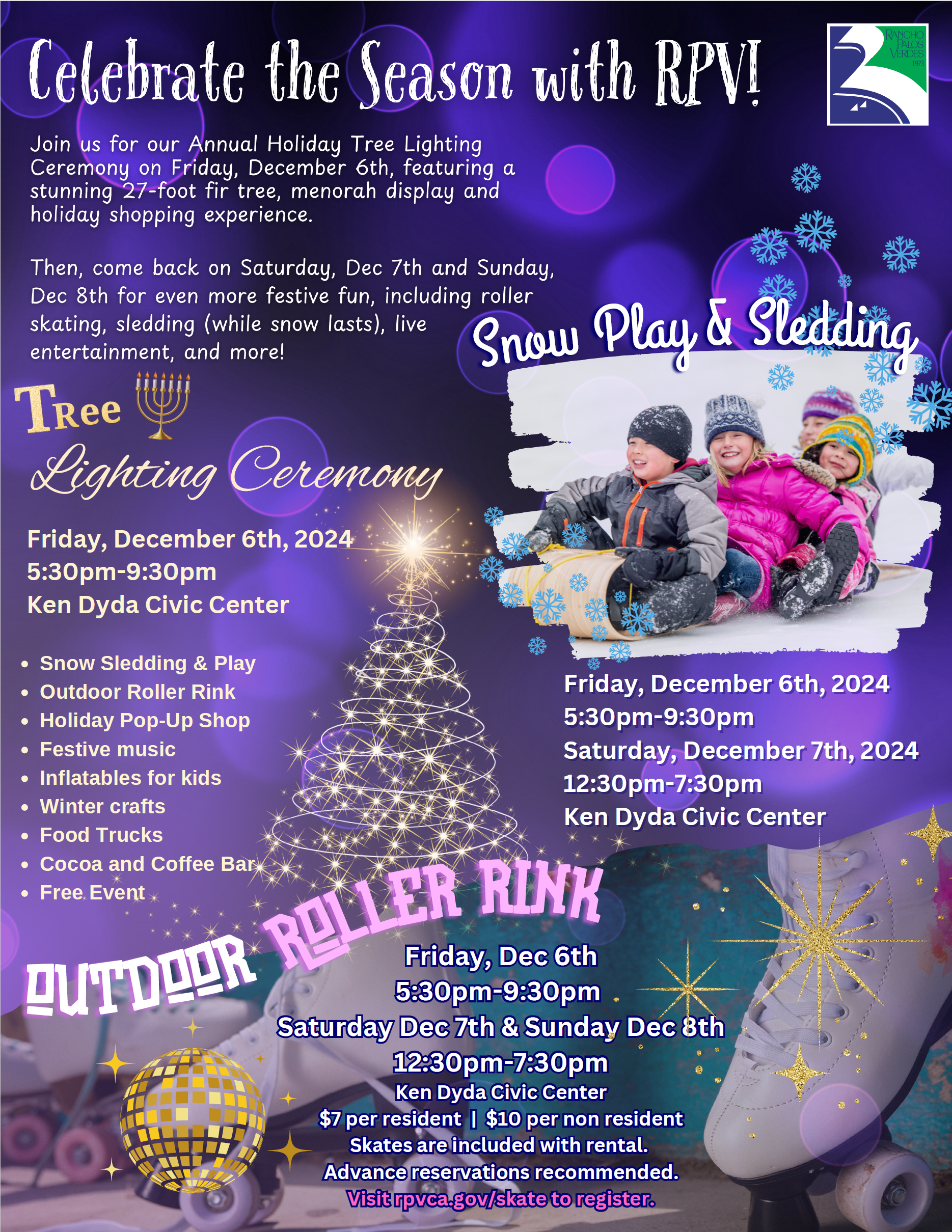 Tree Lighting Ceremony Flyer