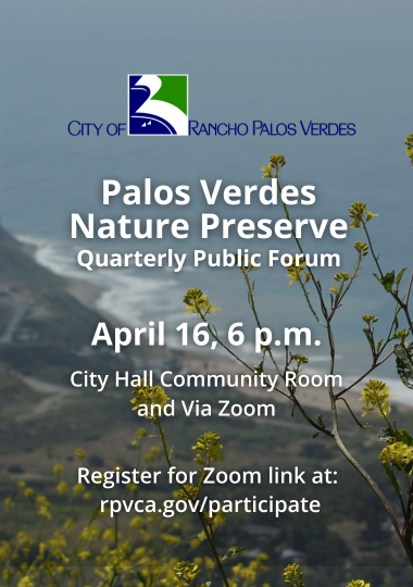 Preserve Forum, April 16, 2025, 6 pm City Hall Community Room and via Zoom.