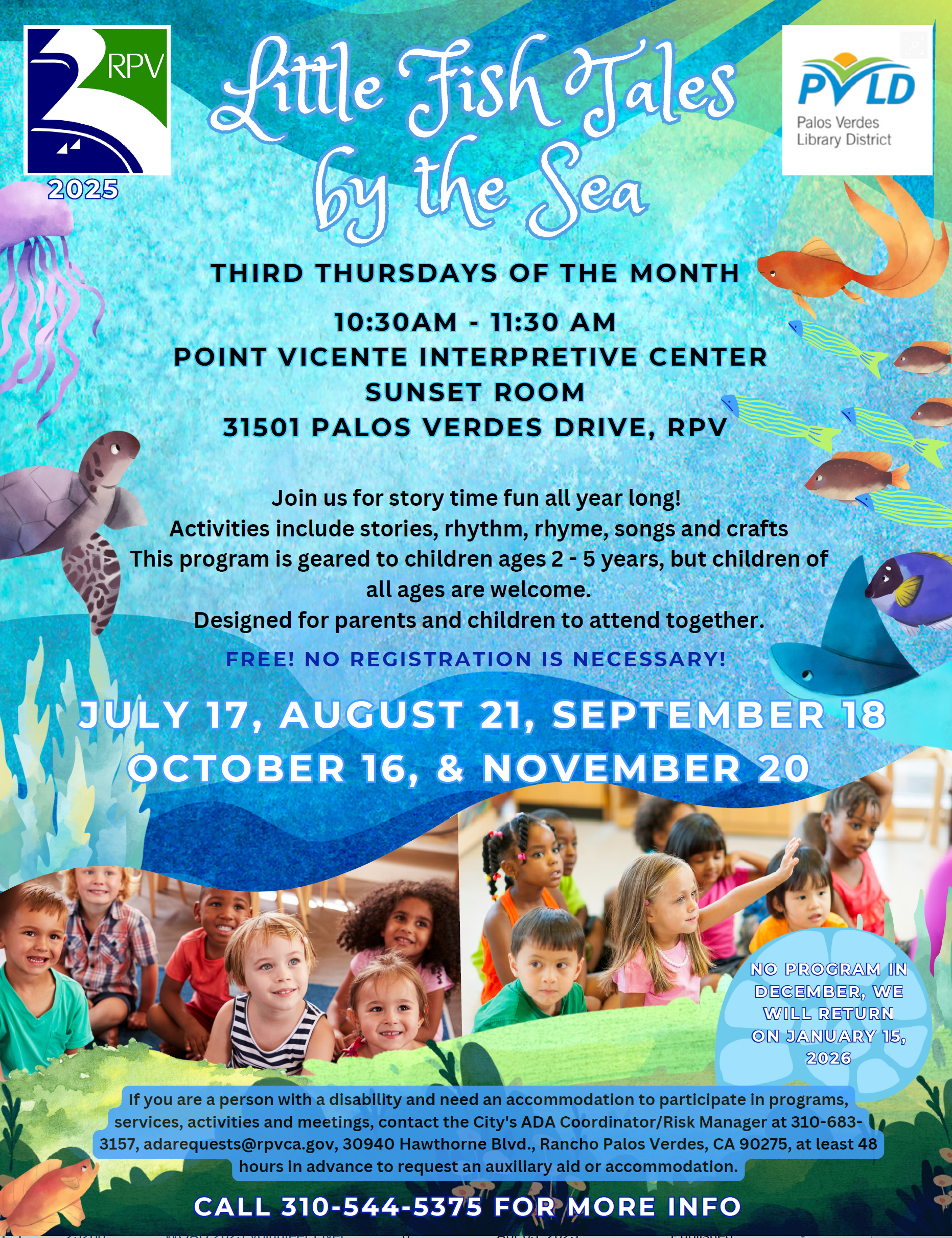 Little Fish Tales Flyer Summer 2025