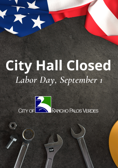 City Hall Closed on Labor Day, September 1.