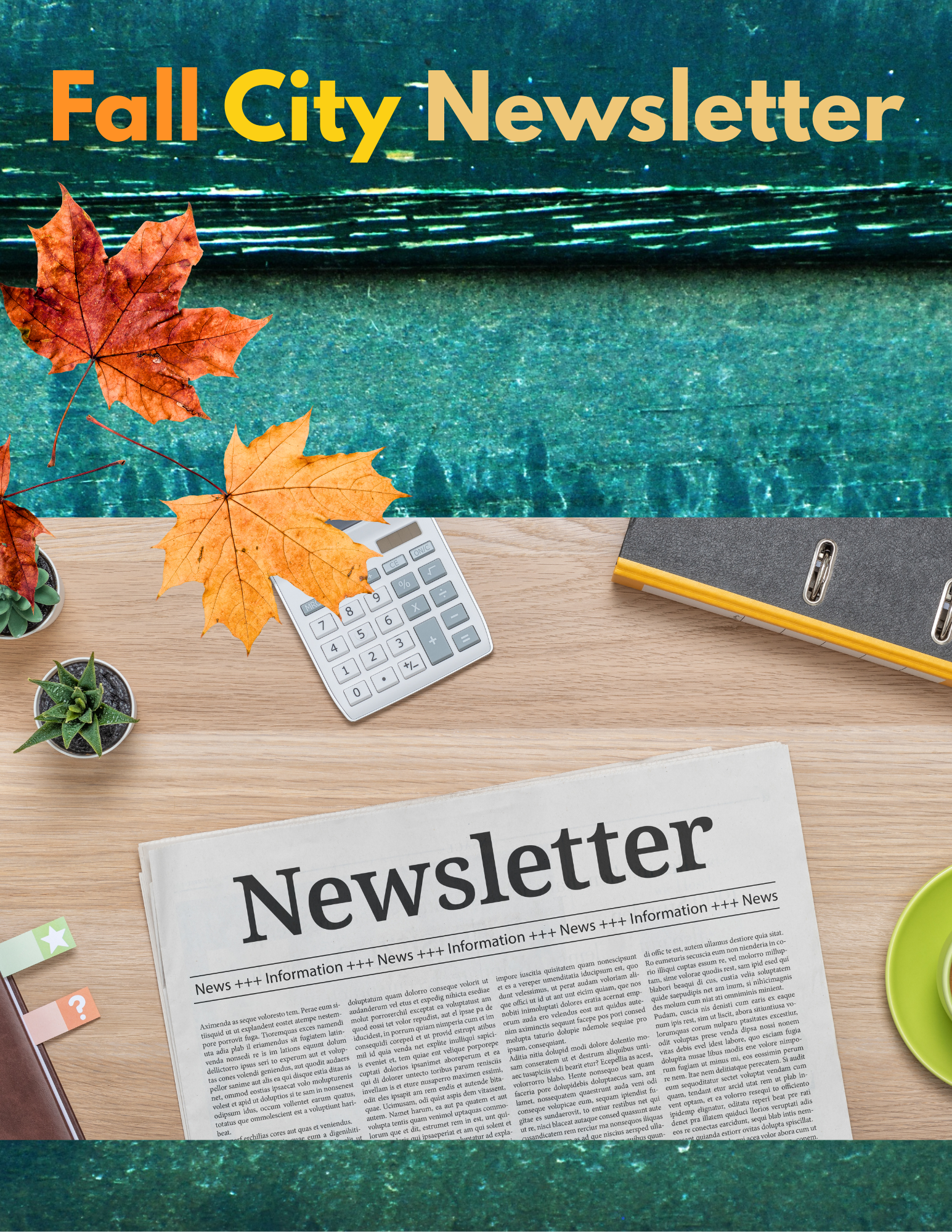 fall guide newsletter grpahics