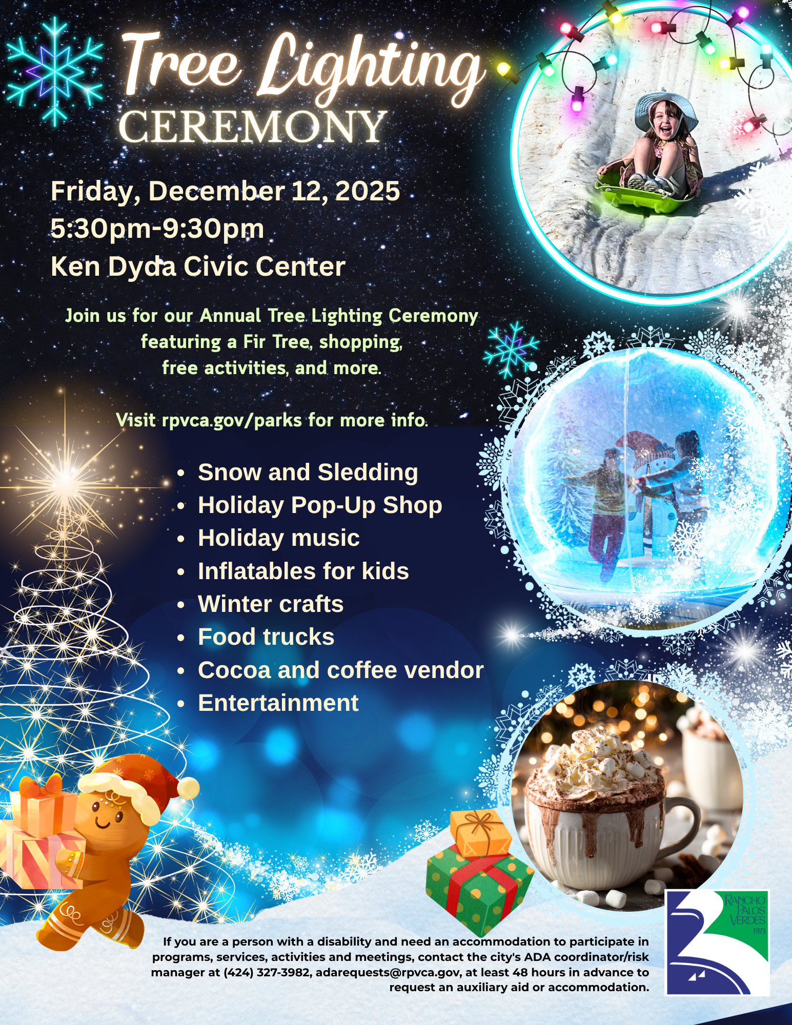 Tree Lighting Winter Events 2025