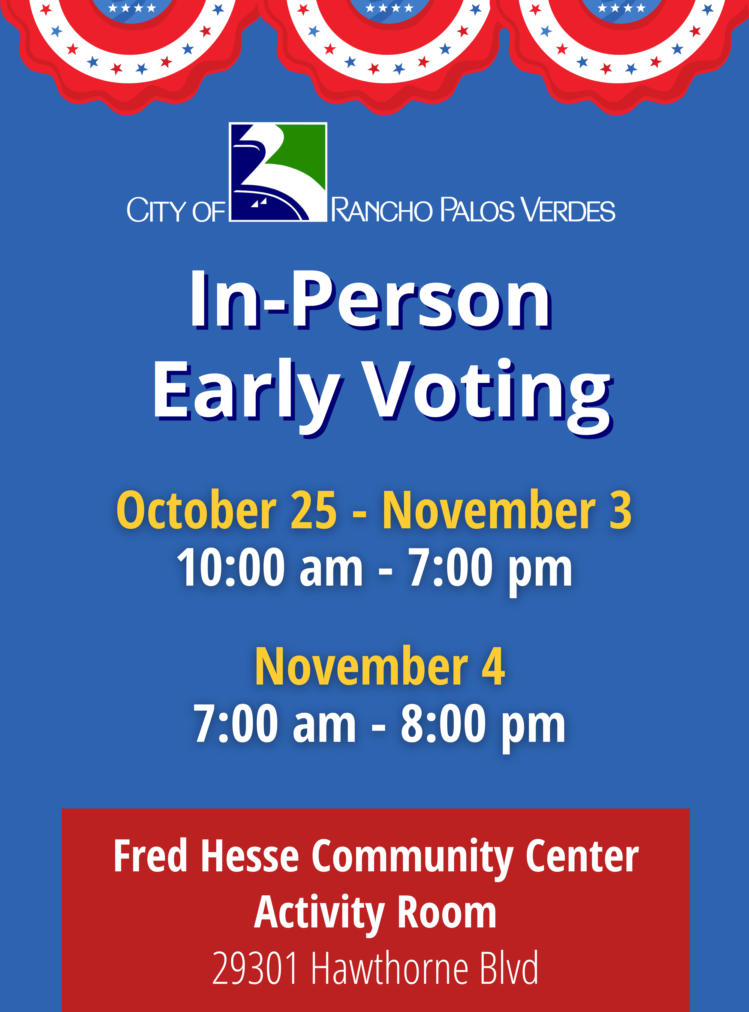 In-Person Early Voting 2025 (Spotlight)