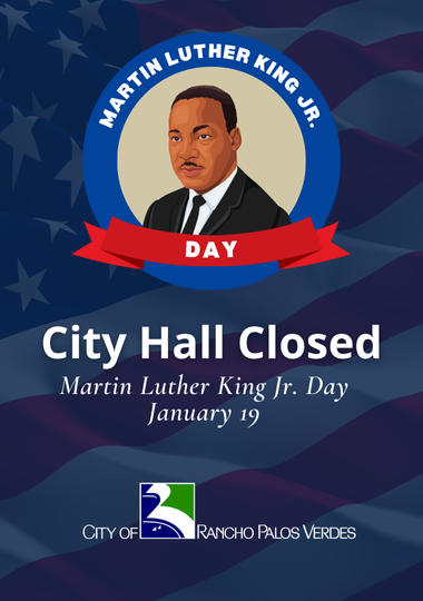 City Hall Closed on Martin Luther King Jr. Day
