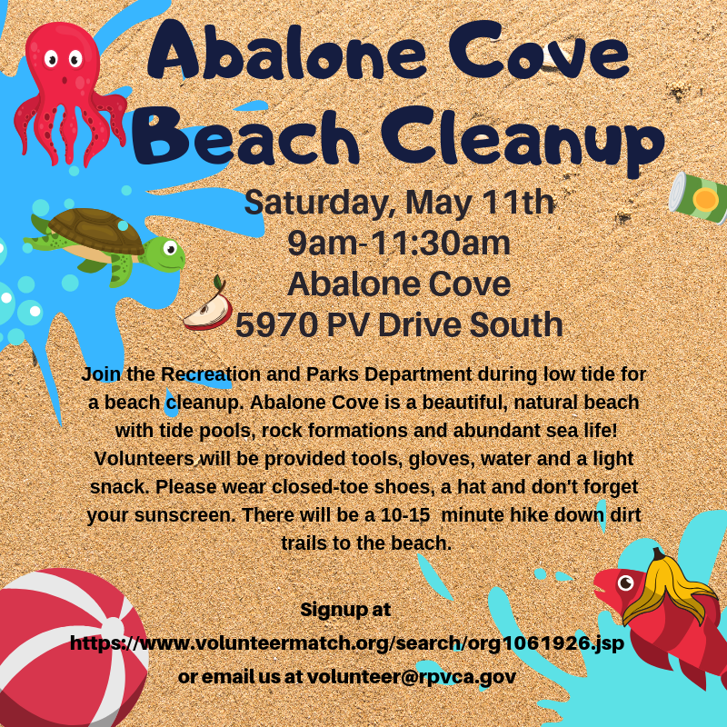 Abalone Cove Beach Cleanup 5.11.19