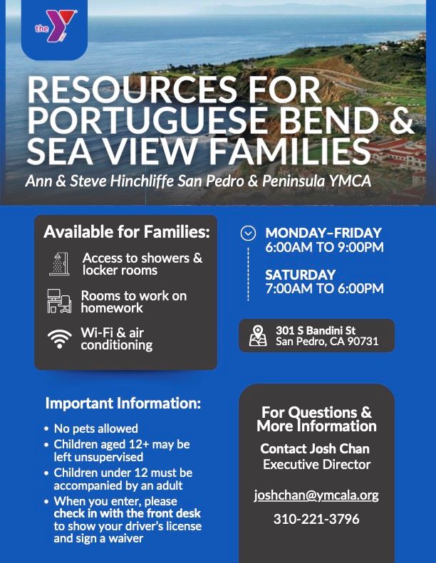 Flyer with YMCA resource information