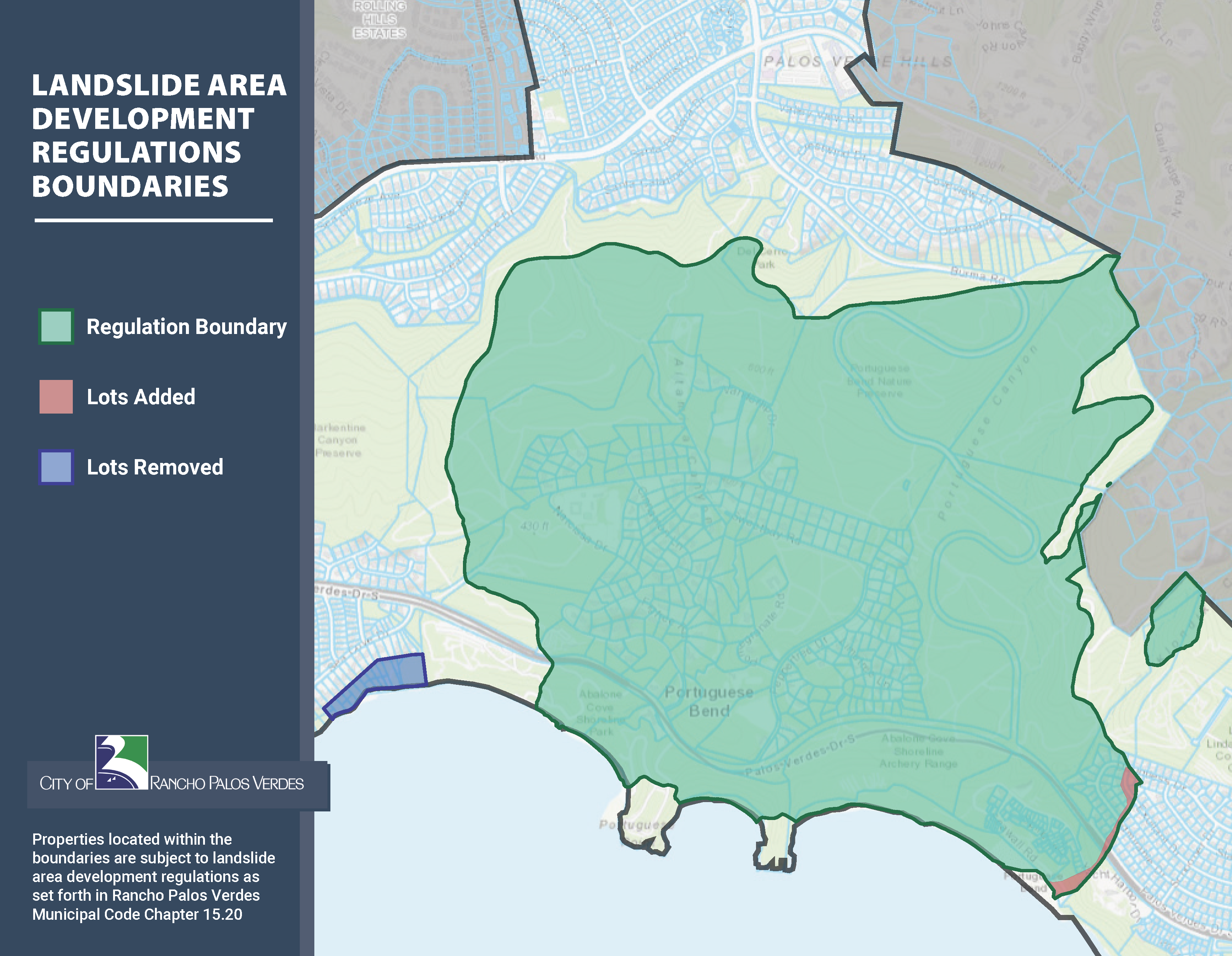 Proposed Landslide Area Development Regulations Boundaries Map (PDF)