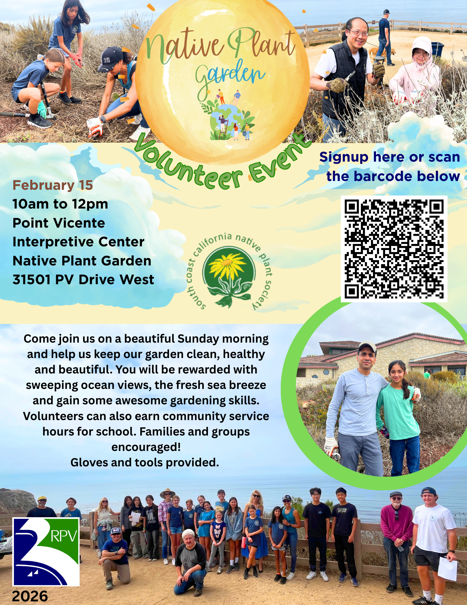 Native Plant Garden Volunteer Events 2026
