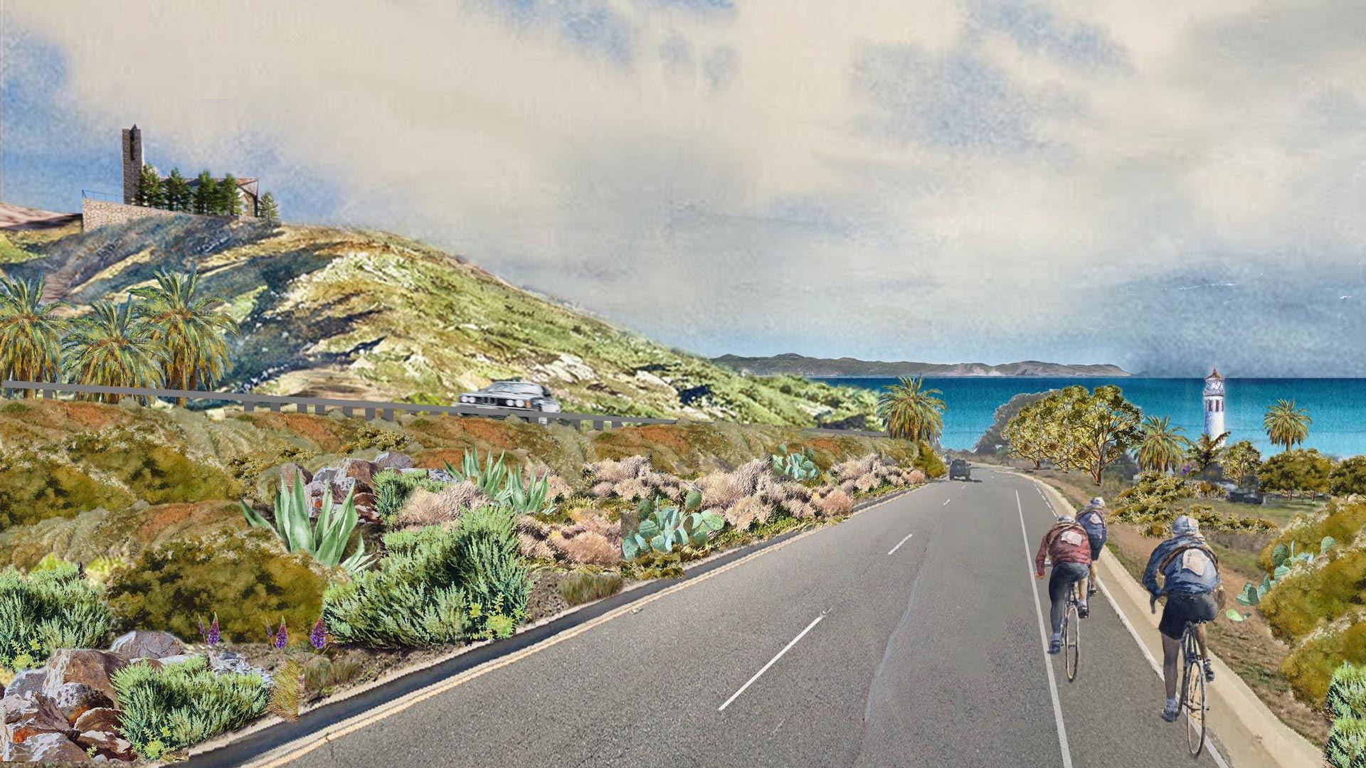 Wayfarers Chapel Proposed Battery Barnes Site